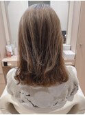 こなれミディ短め前髪ストカール縮デジくびれヘア絶壁アラフォー
