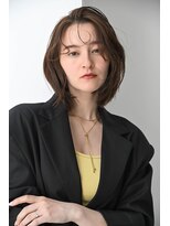 ラックスビーギャラリー なんば駅前店(LUXBE GALLERY)&nbsp;ひし形ボブレイヤーカット大人ショートボブ20代30代40代