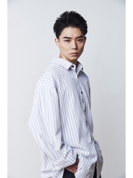 ロンドオム 池袋(Lond Homme) men's/メンズ/ブルーブラック/フェザーパーマ/サーフカール/池袋