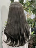 ☆透明感オリーブグレージュ髪質改善レイヤーカットブリーチなし