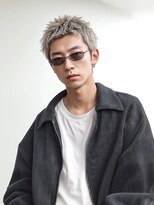バグズ ヘアデザイン 桔梗が丘店(Baguz HAIR DESIGN) シルバーショートスパイキー