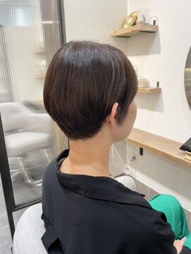 シア 新越谷店(SHEER) 【kenta】ショートでも髪質改善ストレートビフォーアフター