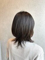 ロゴス 湖北本店(LOGOS)&nbsp;着物ヘア/ダークアッシュ/ミディアムレイヤーカット/我孫子