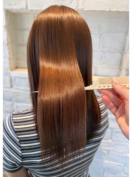 エヌアンドエー 幸手北店(N&A) 思わず触れたくなる◎ツヤ髪ストレート/髪質改善/Aujua