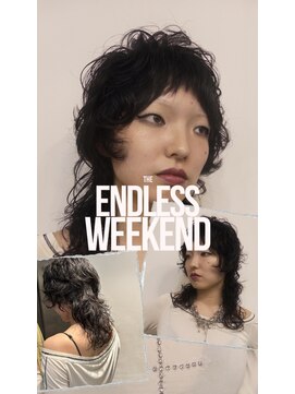 ナループロアツム(Nalu pu loa Tsum) ウルフ/ミディアムパーマ/マレットヘア