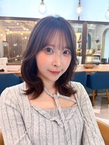 ロンドアベニール 北千住(Lond avenir)&nbsp;オリーブグレー/レイヤーカット/黒髪/マロンベージュ/北千住