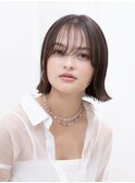 ◇透けバング/コンパクトボブ/外ハネボブ/オシャレボブ/30代