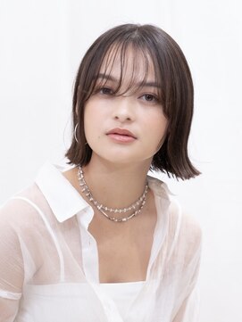 ◇透けバング/コンパクトボブ/外ハネボブ/オシャレボブ/30代