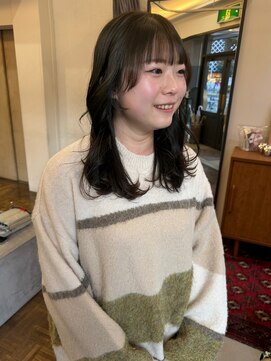 ヘアーアイスカルテット(HAIR ICI QUARTET) 20代30代◎髪質改善 冬オリーブカラー×小顔レイヤー