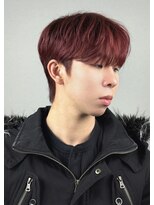 アドール(ADOR)&nbsp;《HARUKI》チェリーレッド/シースルーマッシュ/ニュアンスパーマ