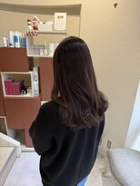 ヴァネッサ(VANESSA)&nbsp;ナチュラルブラウンカラー×巻き髪スタイル/吉川沙知