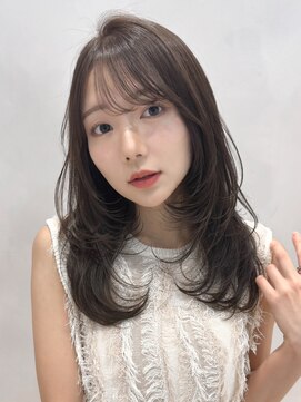 アグノス 青山(Agnos) モテ髪こなれヘア前髪愛されピンクベージュエアリーカール