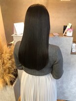 スリー バイ ベルベット 博多(THREE... by velvet) ダークチョコレートカラー/ダブルカラー/髪質改善/オージュア