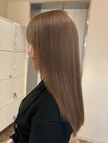 LUVISM 栄店/名古屋/ダブルカラー/ブリーチ/顔周りレイヤー/学割【5月1日OPEN(予定)】&nbsp;ヘーゼルベージュ/ミルクティーベージュ/ブリーチ/yuria