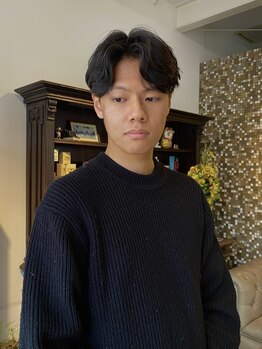 アゲハヘアー(ageha hair)の写真/ニュアンスパーマと立体造形眉毛で大人の魅力アップ◎身だしなみせいけつかん完成！