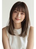 美肌カラー×ミディ×オリーブで写真映え◎【夙川/苦楽園】