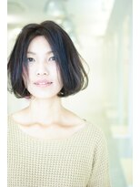 アンテレ たてゆれ前髪なしボブ