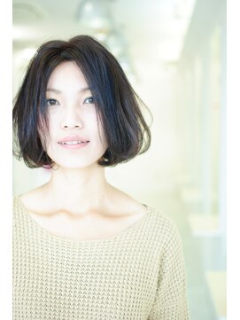 アンテレ たてゆれ前髪なしボブ