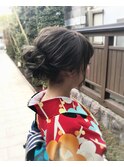 【ヘアセット専門店Mature】和装まとめ髪 ルーズアップ シニヨン