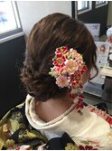 卒業式や成人式のお着物ヘアーセット 【トリコ梅田茶屋町店】
