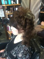 オーバーキャプテンネイキッド(OVER CAPTAIN NAKED)&nbsp;お祭りヘア！！サイド盛りヘア