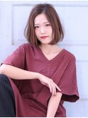 【Jule】大人の上品センターパートボブ♪