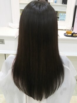 ナイン(hair produce NINE)の写真/TOKIOミテッドの縮毛矯正で髪質改善♪インカラミトリートメント配合☆今までにない艶となめらかな指通り◎