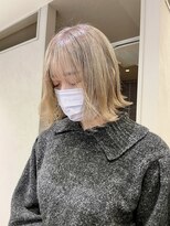 インビテーション 名古屋(invitation)&nbsp;ハイトーンカラー×ボブ