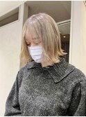 ハイトーンカラー×ボブ
