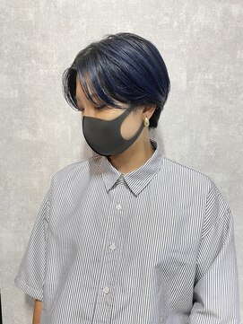 シールドヘアー 沖縄 新都心(C'LD Hair) 【 C’LD 】お客様スタイル_ブルーブラックなハンサムショート