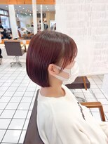 ヘアーアンドメイク サワ 上田本店(SAWA)&nbsp;20代30代ミニボブ小顔美肌ストレート丸み