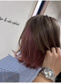 ダブル、インナーカラー