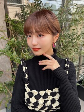 サンド クリア 横浜本店(sand clear) 暖色マッシュショート