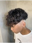 外国人風スペインカール