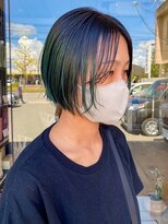 エレッタプロデュースドバイアリュール(Eletta Produced by ALLURE)&nbsp;ブルーグリーン×ボブ