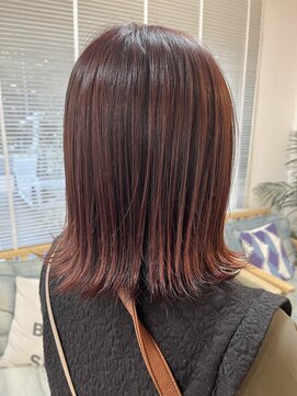 バイエイト 野並店(By Eight) ブリーチなしのハイライト＋ピンク