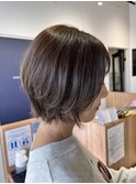 ひし型ショートボブ