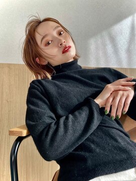 ロット 横浜店(lot) レイヤーボブ/切りっぱなし/ツヤ髪[横浜駅]