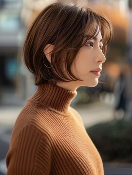 アルトリスト(Altruist Aging×HAIR&SPA) ☆イメチェンピンクベージュアンブレラカラー前髪クールショート