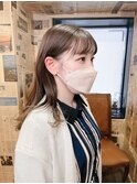ミルクチョコレート 前髪カット レトロガーリー カール ラフ