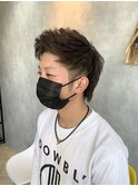 アップバングショート