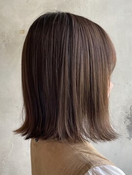 ニュイ(NUIT) ダブルカラーミルクティーベージュカラーケアブリーチ韓国ボブ