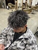 リベルテ グリット(Liberte Grit)&nbsp;白メッシュツイスト10代メンズハイライトツイストスパイラル眉毛