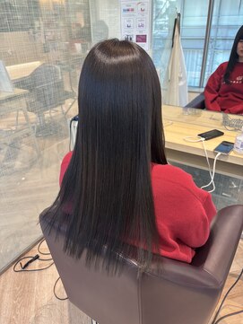 ファースト 仙台店(first) 黒髪 ボブルフ ネビージュ 小顔 ワンレン 髪質改善 前髪