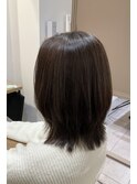 髪質改善カラー×透明感ブラウンベージュ