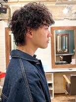 ラレイ ハラジュク(Lalei harajuku)&nbsp;原宿メンズスパイラルパーマツイストスパイラルパーママッシュ