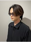 センターパート/メンズカット