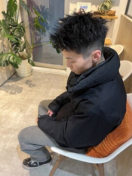 ラ ミュウ 八王子(LA.MIU) 【LA.MIU八王子】スパイキーショート メンズカット 刈り上げ