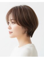レウナ 外苑前(Reuna)&nbsp;【30代40代50代】丸みが綺麗なひし形ショートボブ