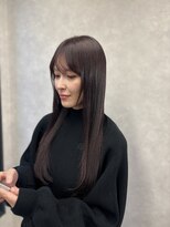 テネール(TENELE)&nbsp;サラサラストレート＋ラベンダーグレージュ